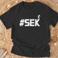 Hashtag Sek T-Shirt Geschenke für alte Männer