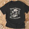Heads Carolina Tail California Retro Vintage Country T-Shirt Gifts for Old Men