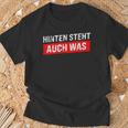 Hinten Steht Auch Was Lustiger Cooler Saying T-Shirt Geschenke für alte Männer