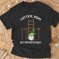 Hobbygärtner Leiterom Rechenzentrum Gärtner Garten Slogan T-Shirt Geschenke für alte Männer