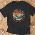 Hombre Emilio El Hombre El Mito La Leyenda Camiseta unisex Regalos para ancianos