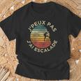 Humour De Grimpeur J'peux Pas J'ai Escalade Cadeau T-Shirt Cadeaux pour les vieillards