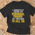 Thinking Gifts, Personal Trainer Shirts, Thinking Shirts