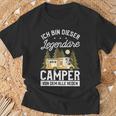 Ich Bin Dieser Legendäre Camperon Dem Alle Reden Wohnmobil German T-Shirt Geschenke für alte Männer