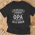 Ich Bin Dieser Legendäre Opa T-Shirt Geschenke für alte Männer