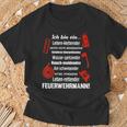 Ich Bin Ein Feuerwehrmannoluntary Fire Brigade Ich Bin Ein T-Shirt Geschenke für alte Männer