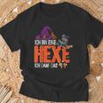 Ich Bin Eine Hexe Ich Darf Das Hexe T-Shirt Geschenke für alte Männer