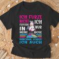 Ich Furze Nicht Ich Wistere Farten Unicorn Pupsen T-Shirt Geschenke für alte Männer