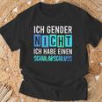 Ich Gender Nicht Ich Habe Einen Schulabschluss Blue T-Shirt Geschenke für alte Männer