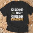 Ich Gender Nicht Ich Habe Einen Schulabschluss German T-Shirt Geschenke für alte Männer