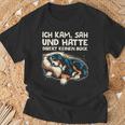 Ich Kam Sah Und Hatte Direkt Keinen Bock Bernese Mountain Dog T-Shirt Geschenke für alte Männer