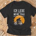 Ich Liebe Meine Frau Wenn Sie Mich Radfahren Lässt Lässt T-Shirt Geschenke für alte Männer