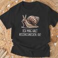 Ich Mag Halt Riesenschnecken Ok Snail T-Shirt Geschenke für alte Männer