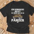 Ich Schnarche Nicht Ich Träumume Dass Ich Ein Panzer Bin S T-Shirt Geschenke für alte Männer