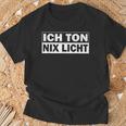 Ich Ton Nix Licht Sound Technik T-Shirt Geschenke für alte Männer