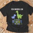 Ich Werde Ein Große Bruder Nochmal Dinosaur T-Shirt Geschenke für alte Männer