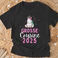 Ich Werde Große Cousin 2025 Unicorn Girls' Cousin T-Shirt Geschenke für alte Männer