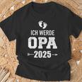 Ich Werde Opa 2025 Pregnancy Proclaim T-Shirt Geschenke für alte Männer