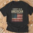 American Flag Gifts, I Identify As American Shirts