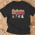 Inclusion Isn't Scary Halloween Ghost Mummy Sped Teacher T-Shirt Gifts for Old Men