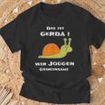 Joggen Sport Lustiger Spruch Das Ist Gerda Wir Joggen Gemeinsam Laufen Slow Schnecke Short-Sleeved S T-Shirt Geschenke für alte Männer