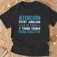 Jubilado Hombre Divertido Jubila Atención Estoy Jubilado Camiseta unisex Regalos para ancianos