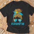 Kazakhstan For Girls Kazakhstan Flag For Kazakh T-Shirt Geschenke für alte Männer