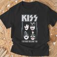 Kiss Ich Wurde Dafür Geschaffen Dich Zu Lieben T-Shirt Geschenke für alte Männer