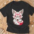 Kitsune Masque Japonais 9 Queues De Renard T-Shirt Cadeaux pour les vieillards