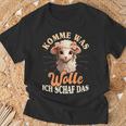 Komme Was Wolle Ich Schaf Das Sheep Farmers T-Shirt Geschenke für alte Männer