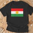 Kurdistan With Kurden Flag T-Shirt Geschenke für alte Männer