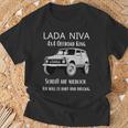 Lada Niva 4X4 Offroad King T-Shirt Geschenke für alte Männer