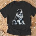 Landseer Dog T-Shirt Geschenke für alte Männer