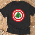 Lebanese Flag Lebanon Revolution Beirut Protest Demo T-Shirt Geschenke für alte Männer