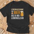 Leberkassmel & Bier Des Is Mei Lebenselexier Leberkas T-Shirt Geschenke für alte Männer