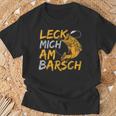 Leck Mich Doch Am Barsch Fischer Angler Sayings Father's Day T-Shirt Geschenke für alte Männer