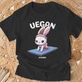 Lindo Conejito Fitnessegano Divertido Es Gimnasio Entrenamientos Camiseta unisex Regalos para ancianos