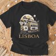 Lisbonintage Portugal T-Shirt Geschenke für alte Männer