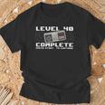 Livello 40 Completa 1982 40 Anni Gamer 40° Compleanno Maglietta Regalos para ancianos