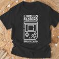 Livello Padrino Sbloccato Regalo Padrino Zio Maglietta Regalos para ancianos