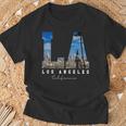 Los-Angeles California La Skyline Pride T-Shirt Geschenke für alte Männer