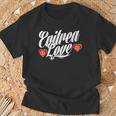 Love Eritrea With Eritrean Flag Iinside A Heart Maglietta Regalos para ancianos