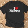 I Love Heart Palermo Sicilia Italia Maglietta Regalos para ancianos