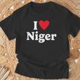 I Love Niger T-Shirt Geschenke für alte Männer