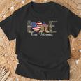 Love Our Veterans Day Proud Military American Flag T-Shirt Gifts for Old Men