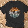 Martini Retro Colours Legends Life In Martini T-Shirt Geschenke für alte Männer