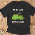 May Official Napping Dormire Dinosauro T-Rex Pisolino Maglietta Regalos para ancianos