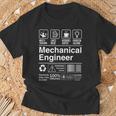 Mechanical Engineer Sarcastic Label Maglietta Regalos para ancianos