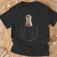 Meerkat In Bag Meerkat T-Shirt Geschenke für alte Männer