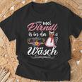 Mei Dirndl Is In Da Wäsch Oktoberfest Drindl Replacement Dirndl S T-Shirt Geschenke für alte Männer